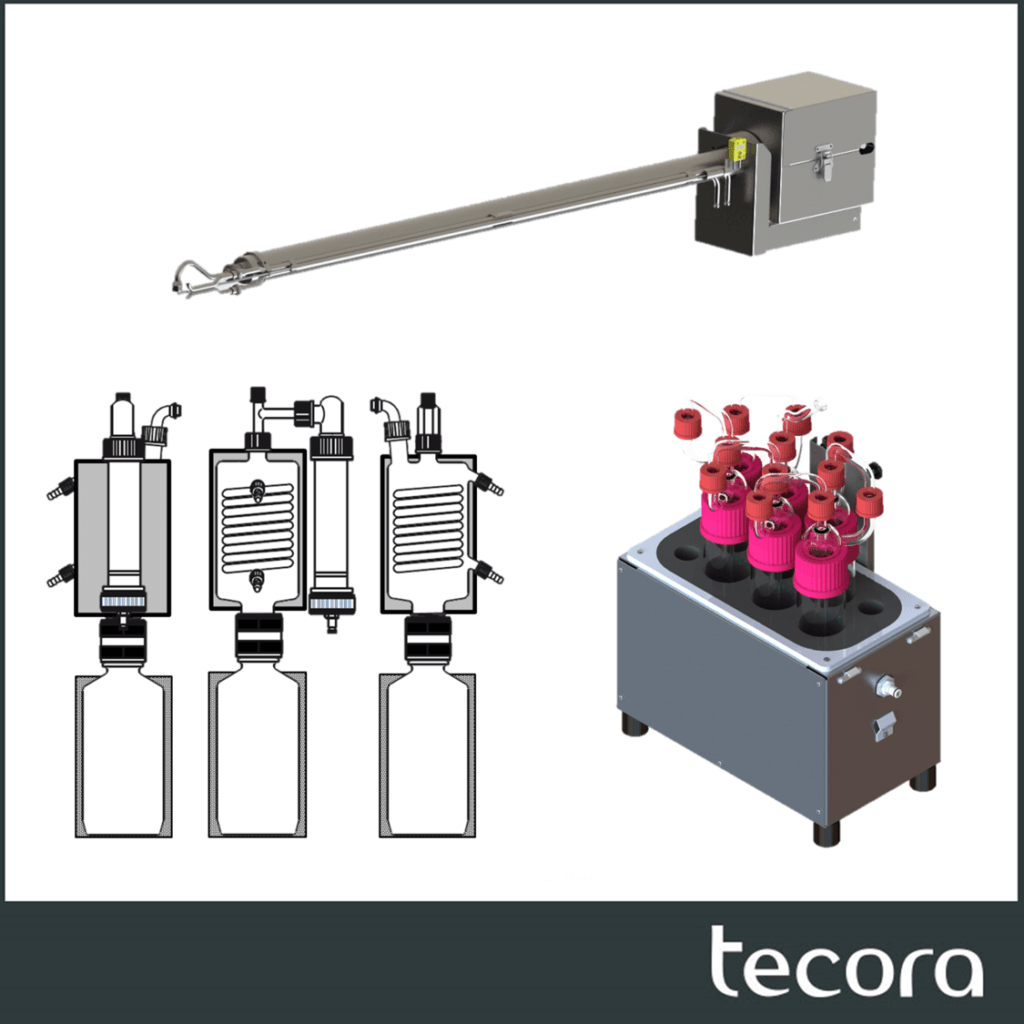 Heated sampling probe Outstack sampling Tecora